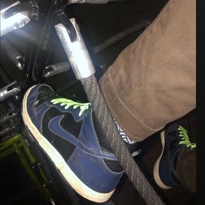 Nike id dunks blue and black M 8.5